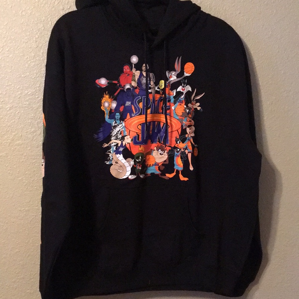 Space Jam Pullover Hoodie NWOT Size XL